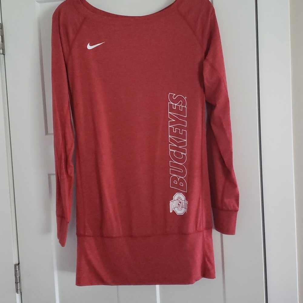 Womens Nike Dry Fit OSU long shirt. Medium